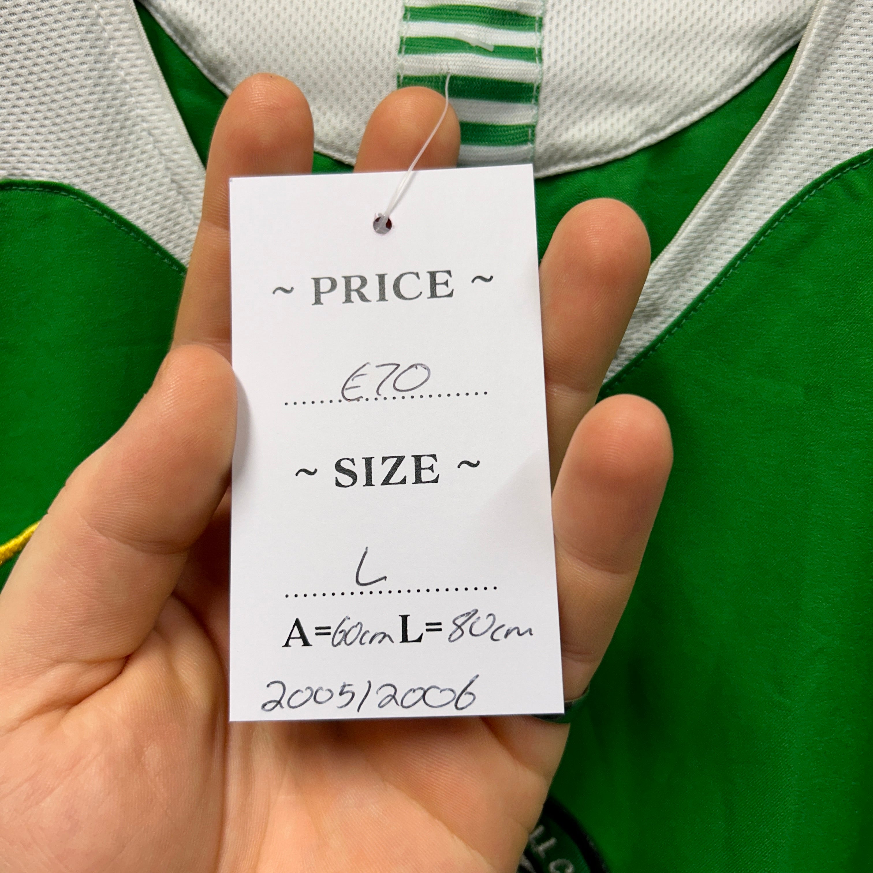 Vintage Celtic 2005-2006 Nike Football Shirt