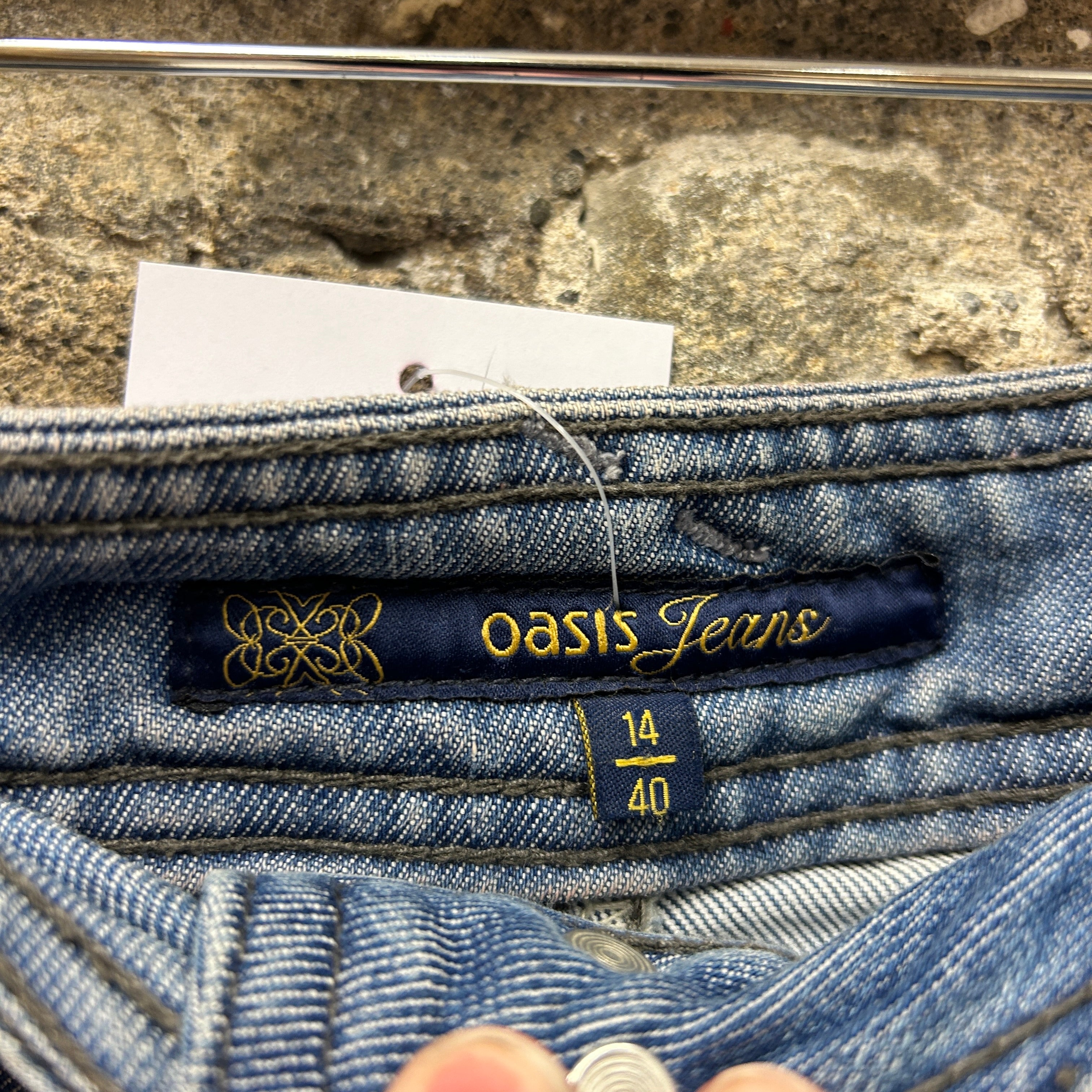 Vintage Oasis Jeans Mini Skirt
