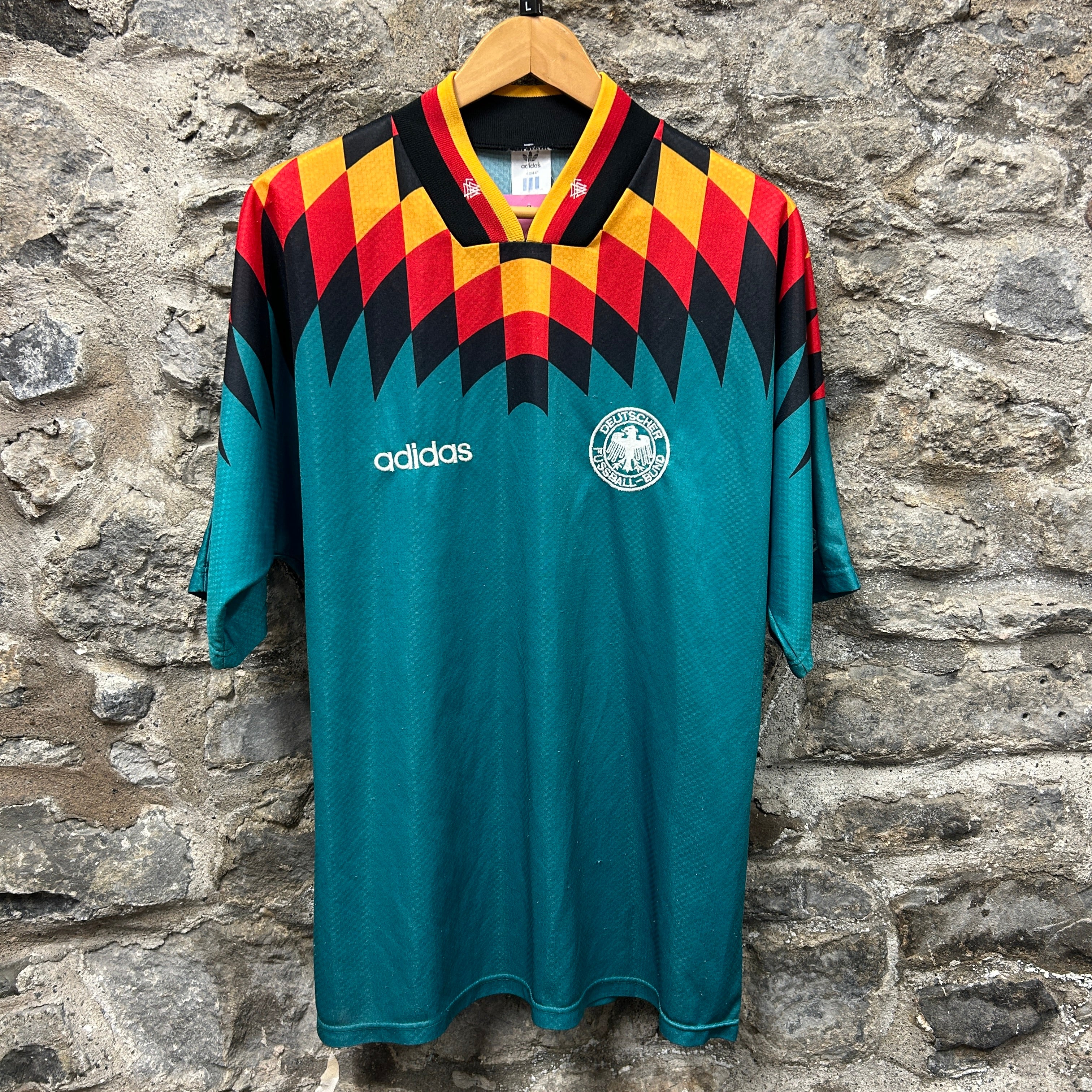 Vintage Germany Klinsmann 1994-1996 Adidas Football Shirt