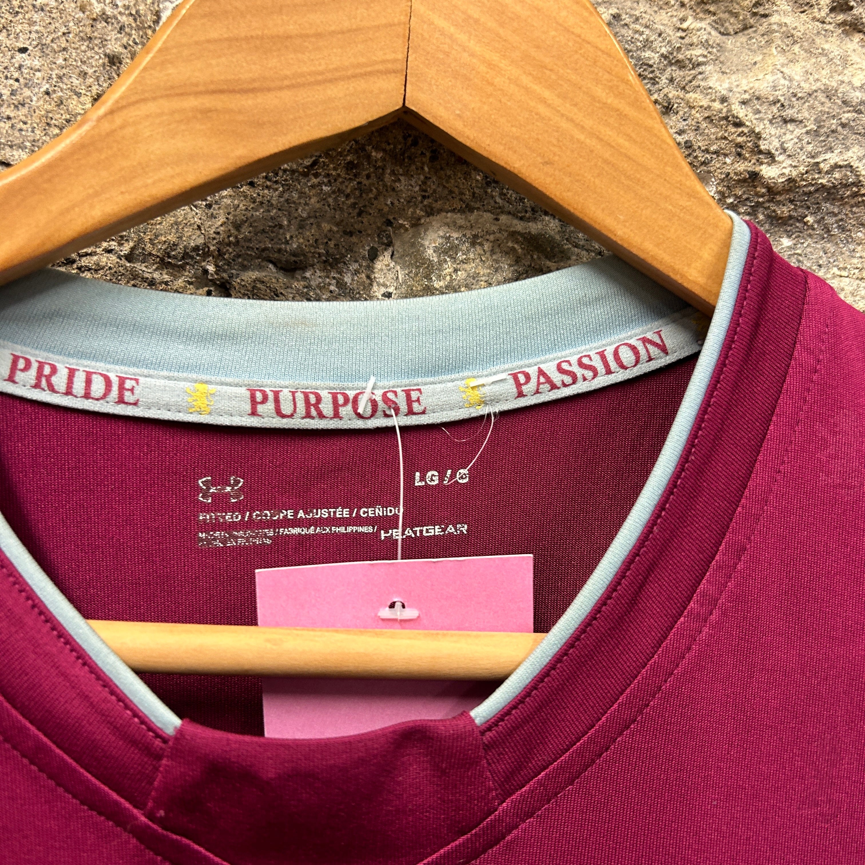 Aston Villa 2017/2018 Under Armour Football Shirt