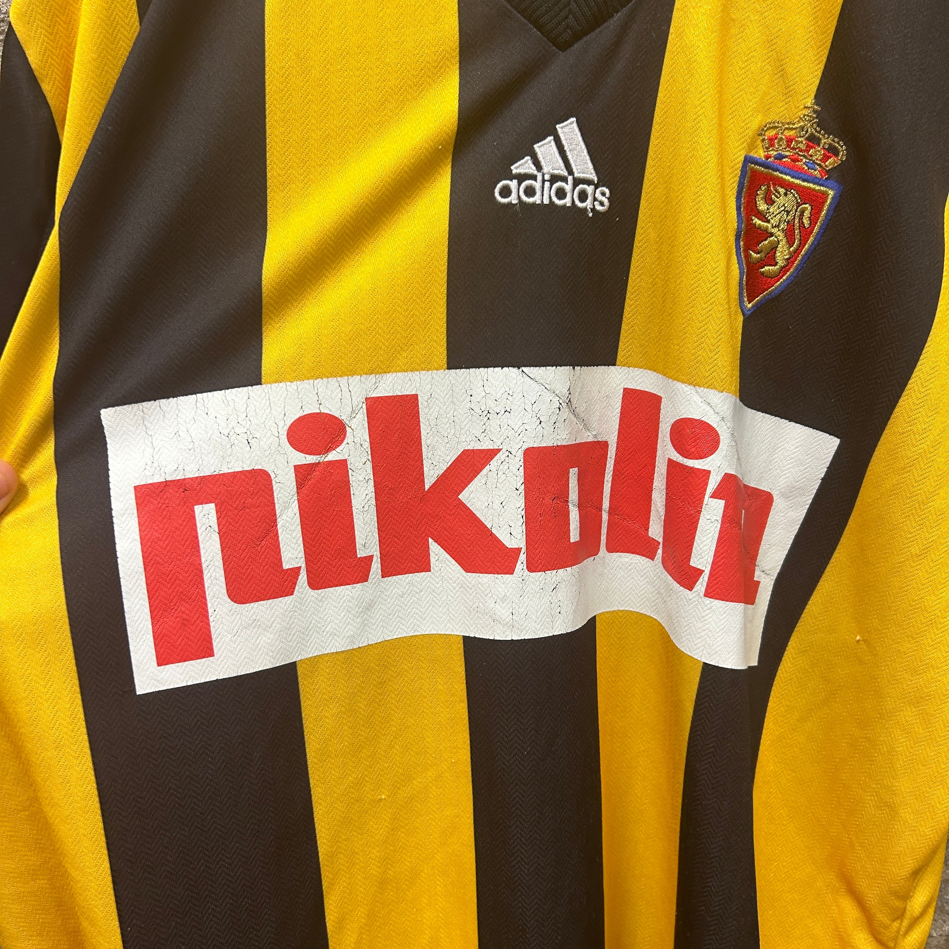 Real Zaragoza 1998-1999 Adidas Football Jersey