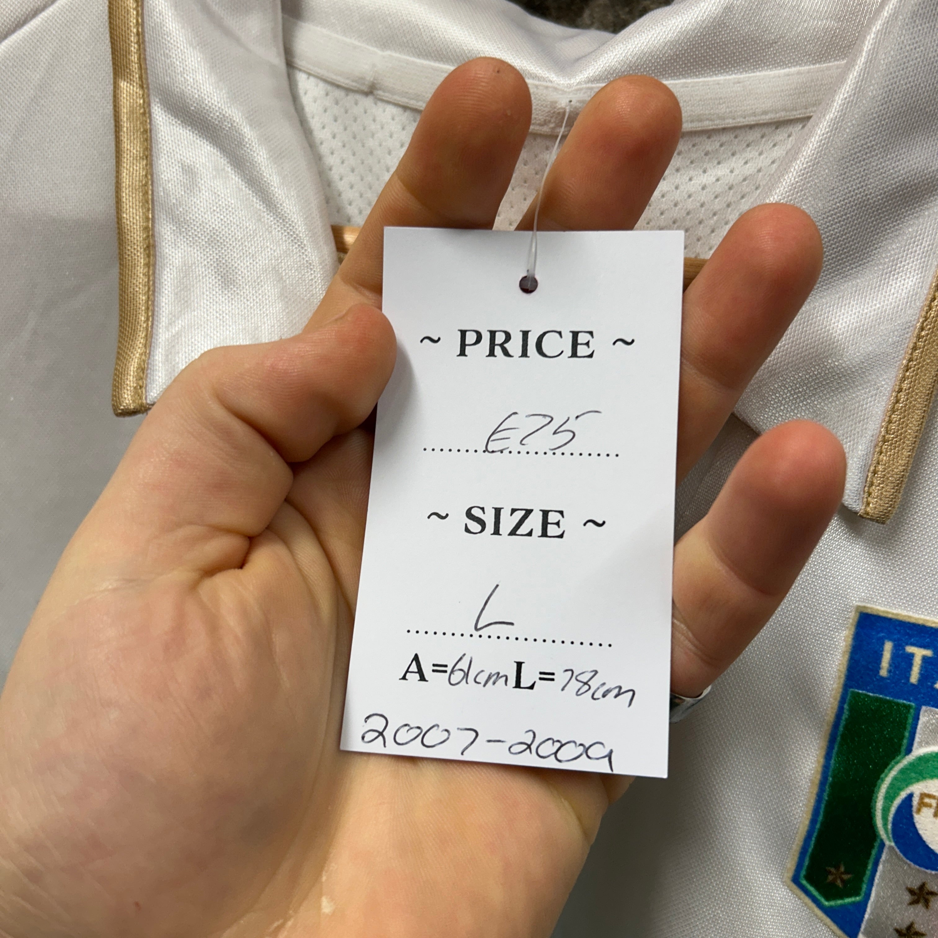 Italian 2007/2009Puma Football Shirt