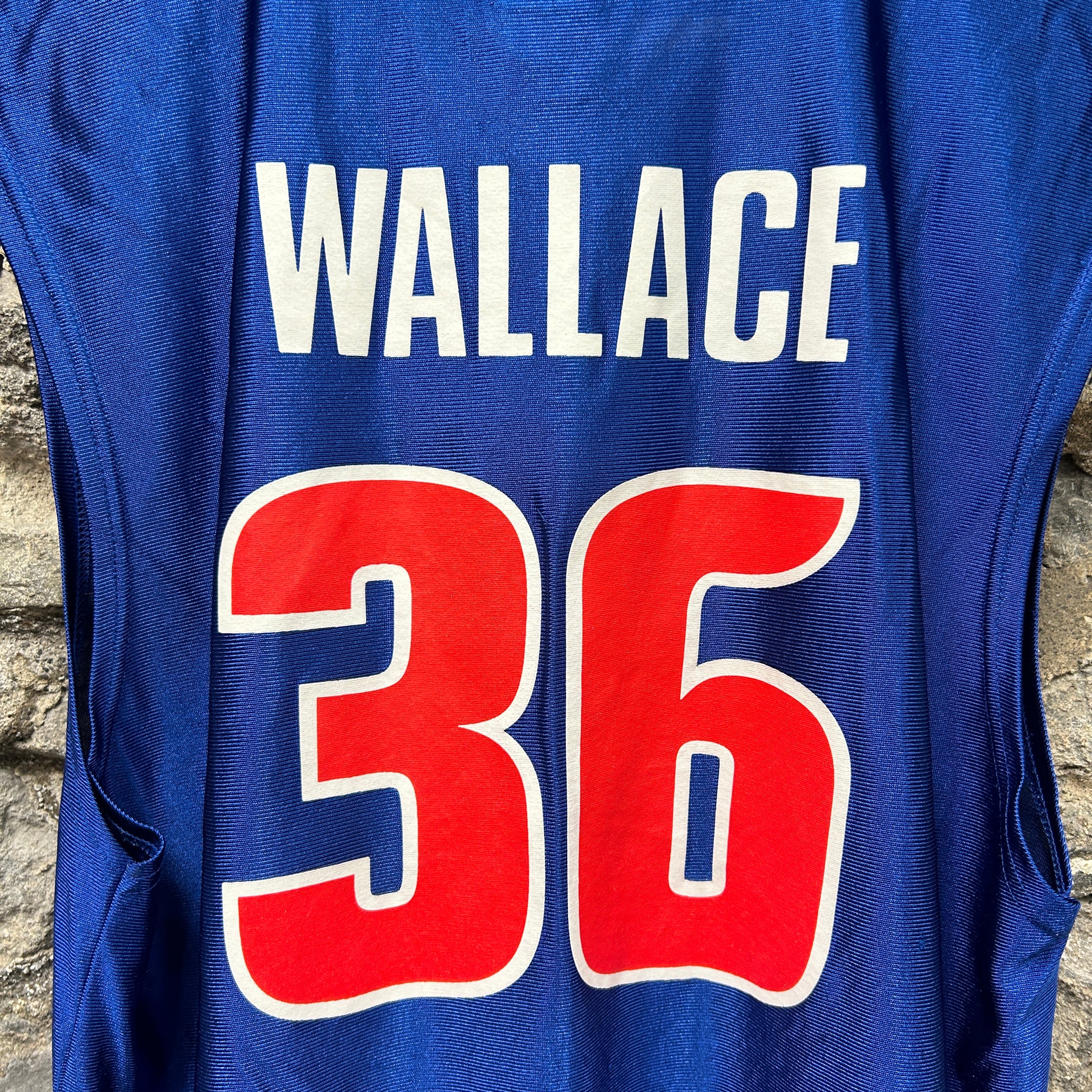 Vintage Detroit Pistons Ben Wallace Nba Basketball Jersey