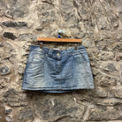 Vintage Oasis Jeans Mini Skirt