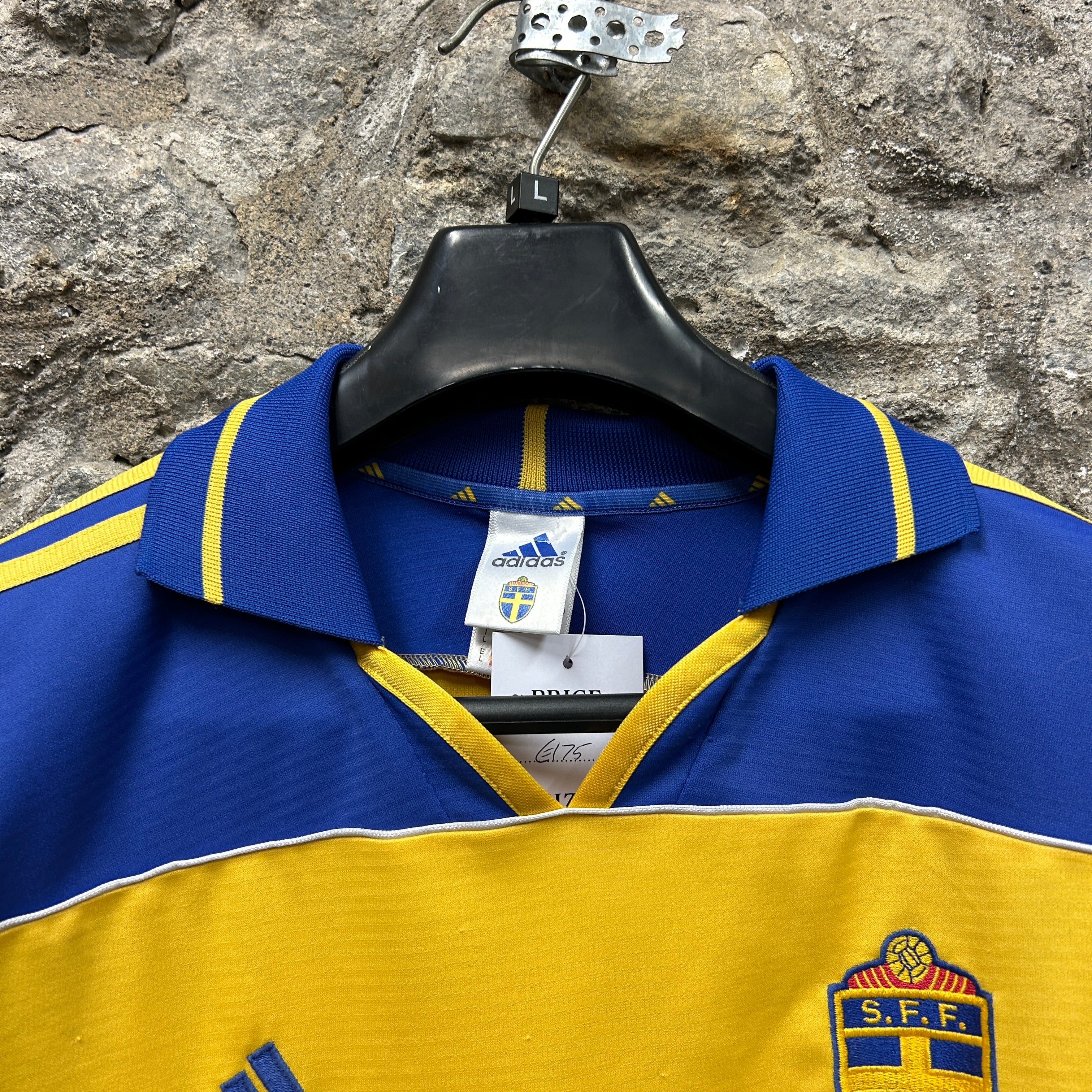 Vintage Sweden2000/2002 Adidas Football Shirt