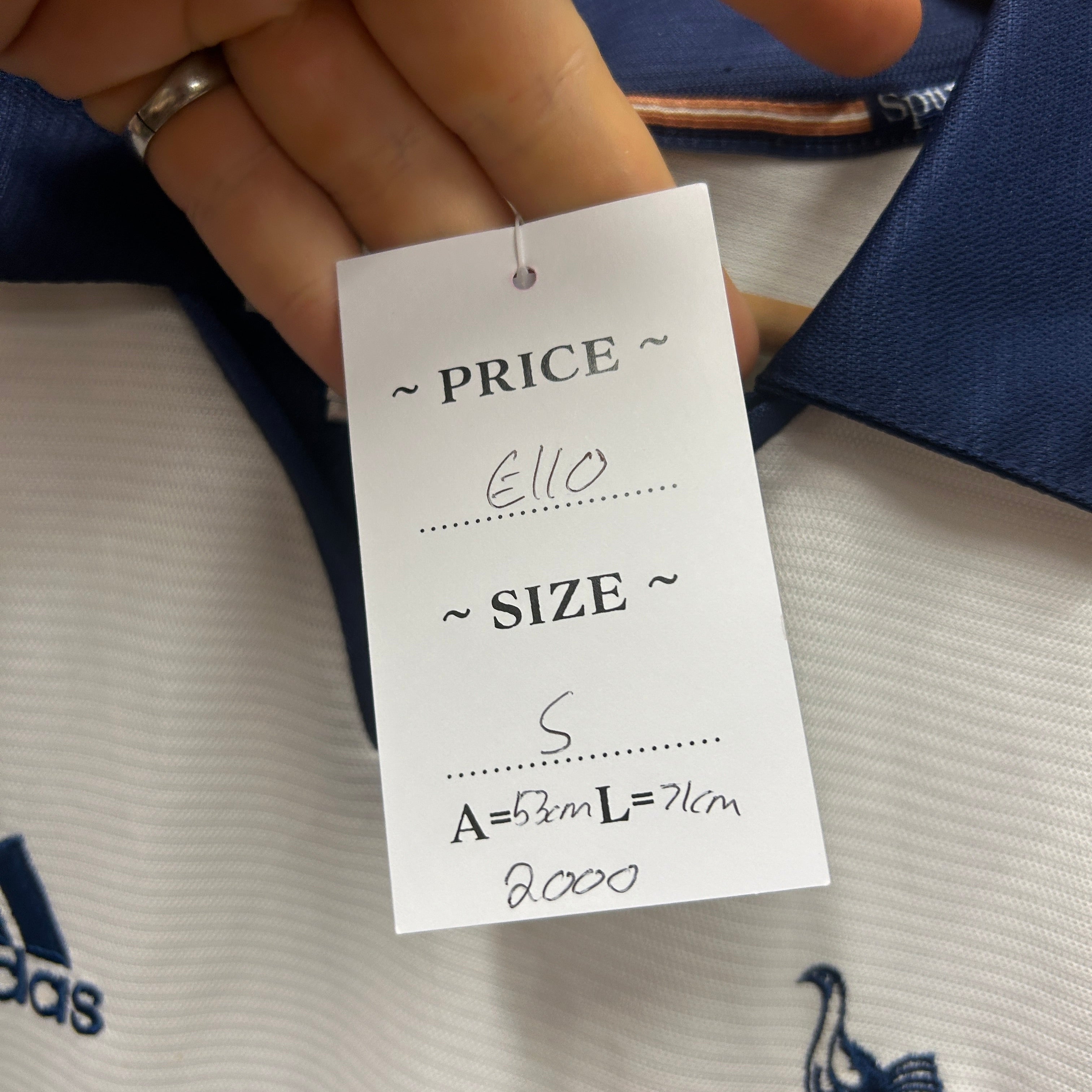 Tottenham Hotspur 2000 Adidas Football Shirt