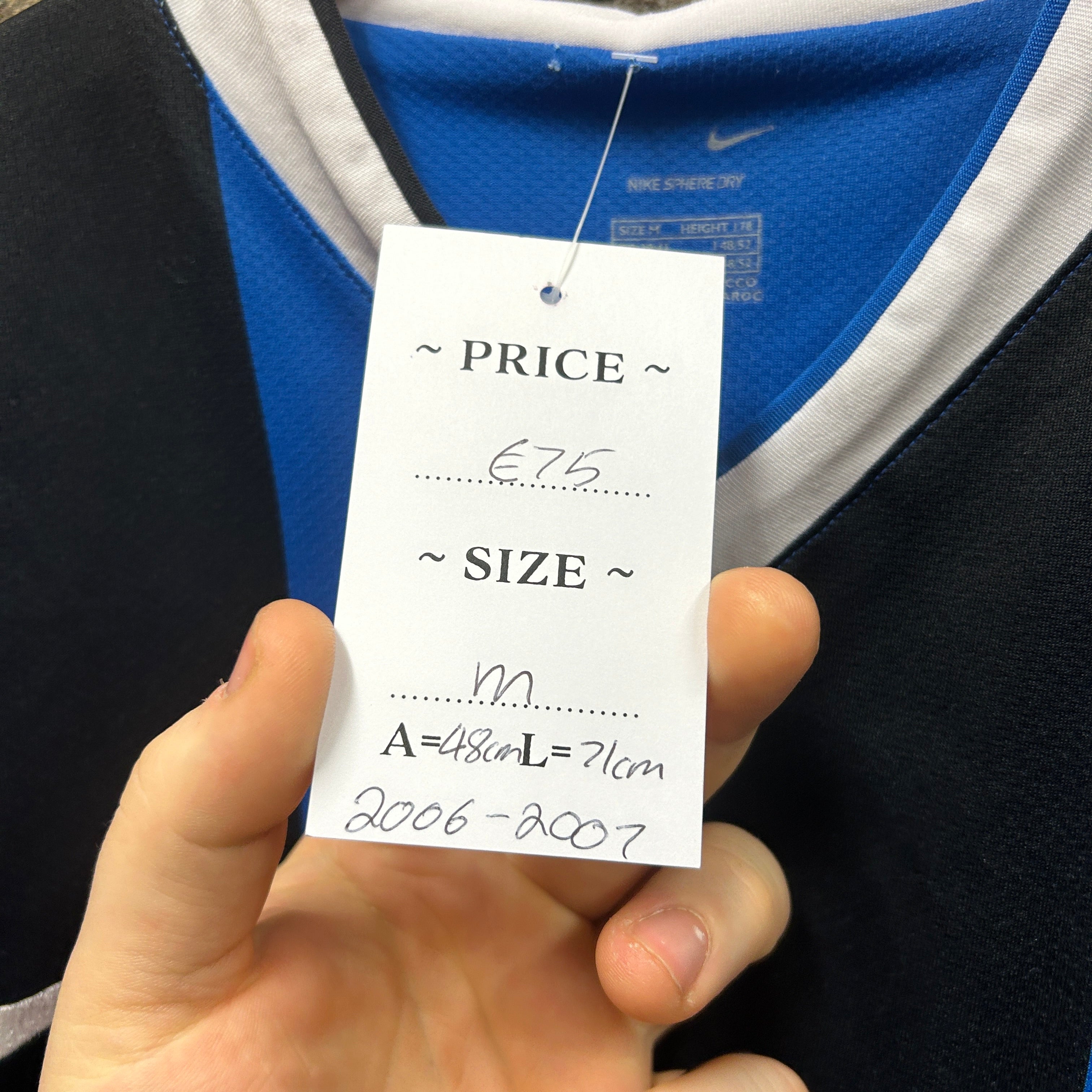 Inter Milan Crespo 2006/2007 Nike Football Shirt