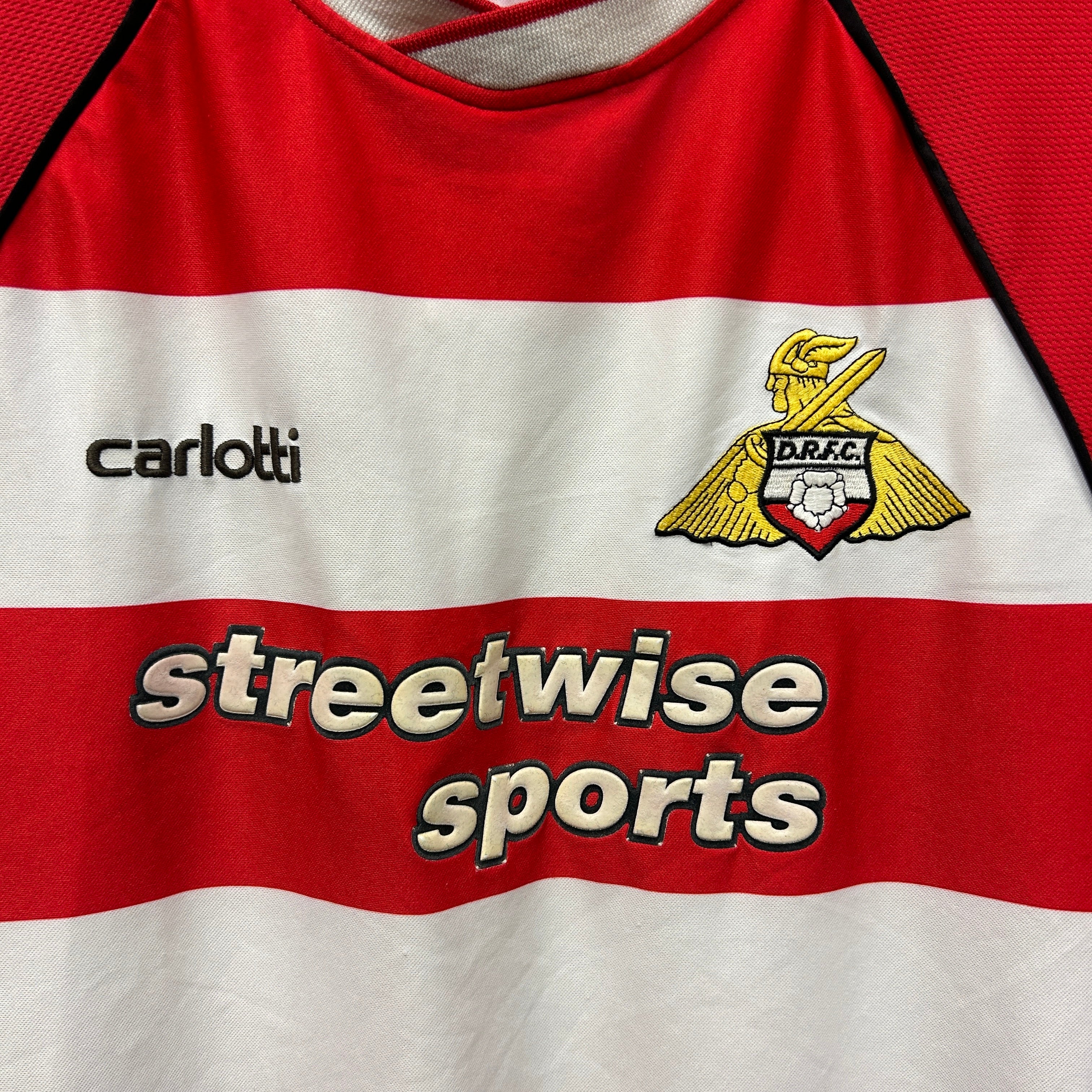 Vintage Doncaster Rovers 2003/2005 Carlotti Football Shirt