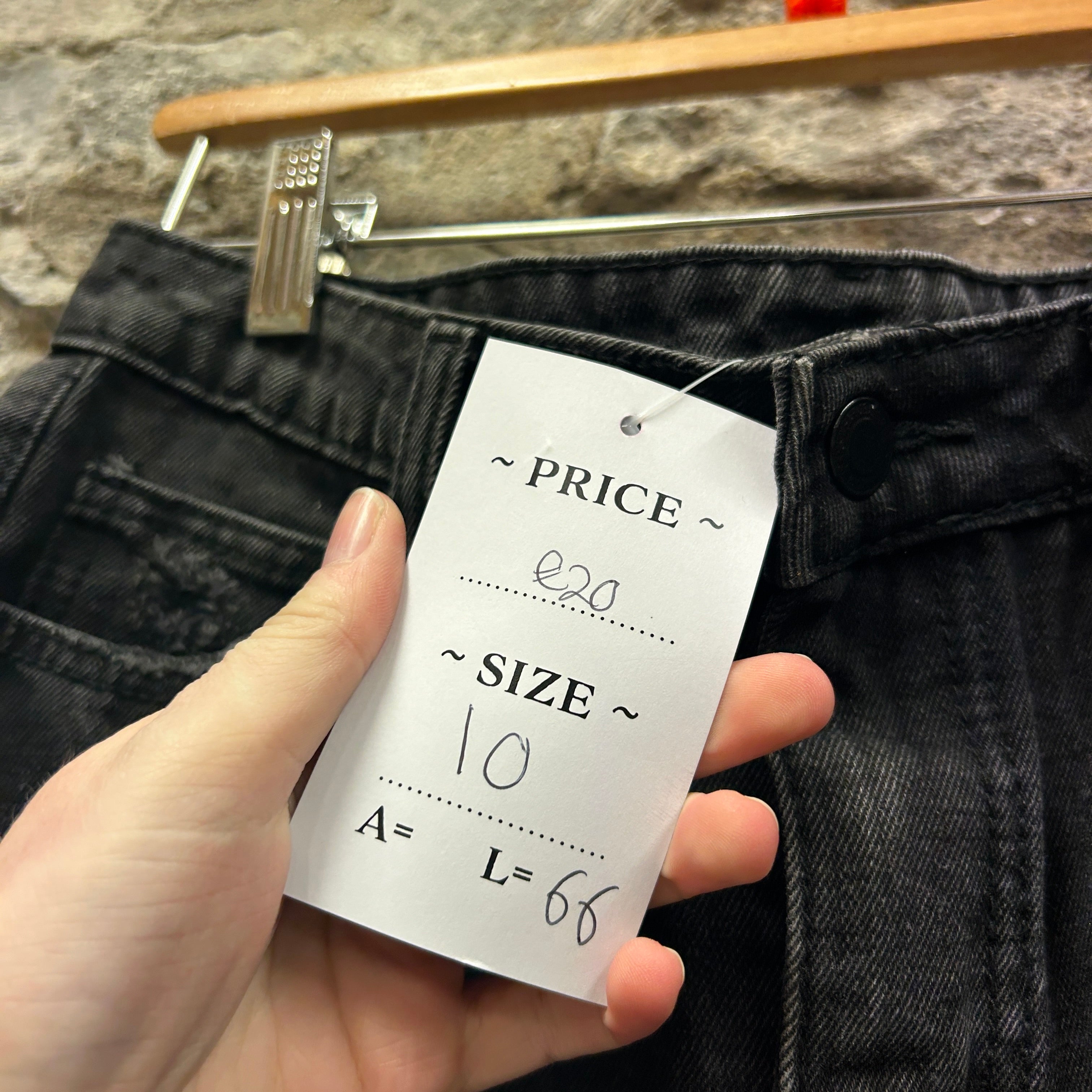 Vintage Ripped Skirt