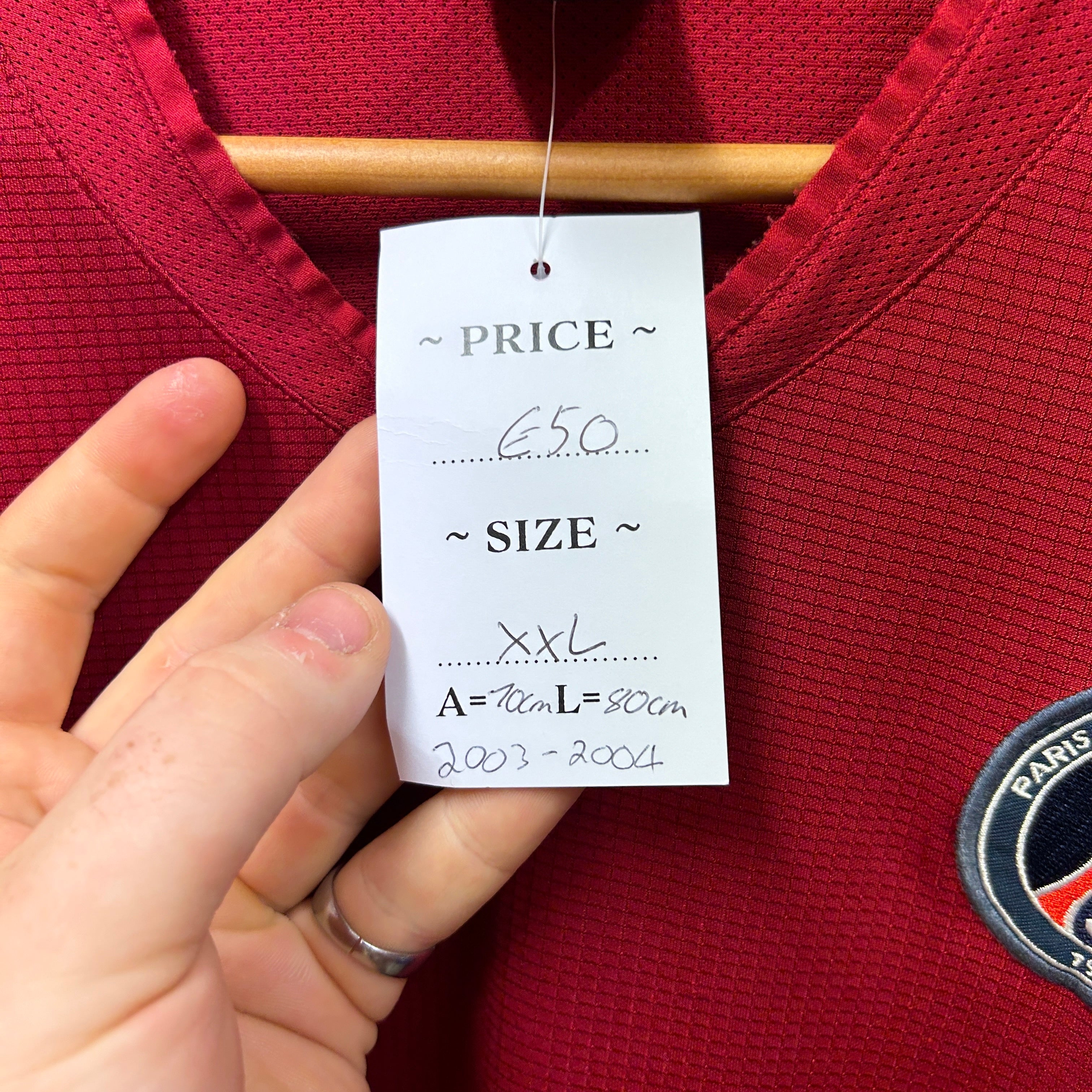 PSG 2003/2004 Nike Football Shirt