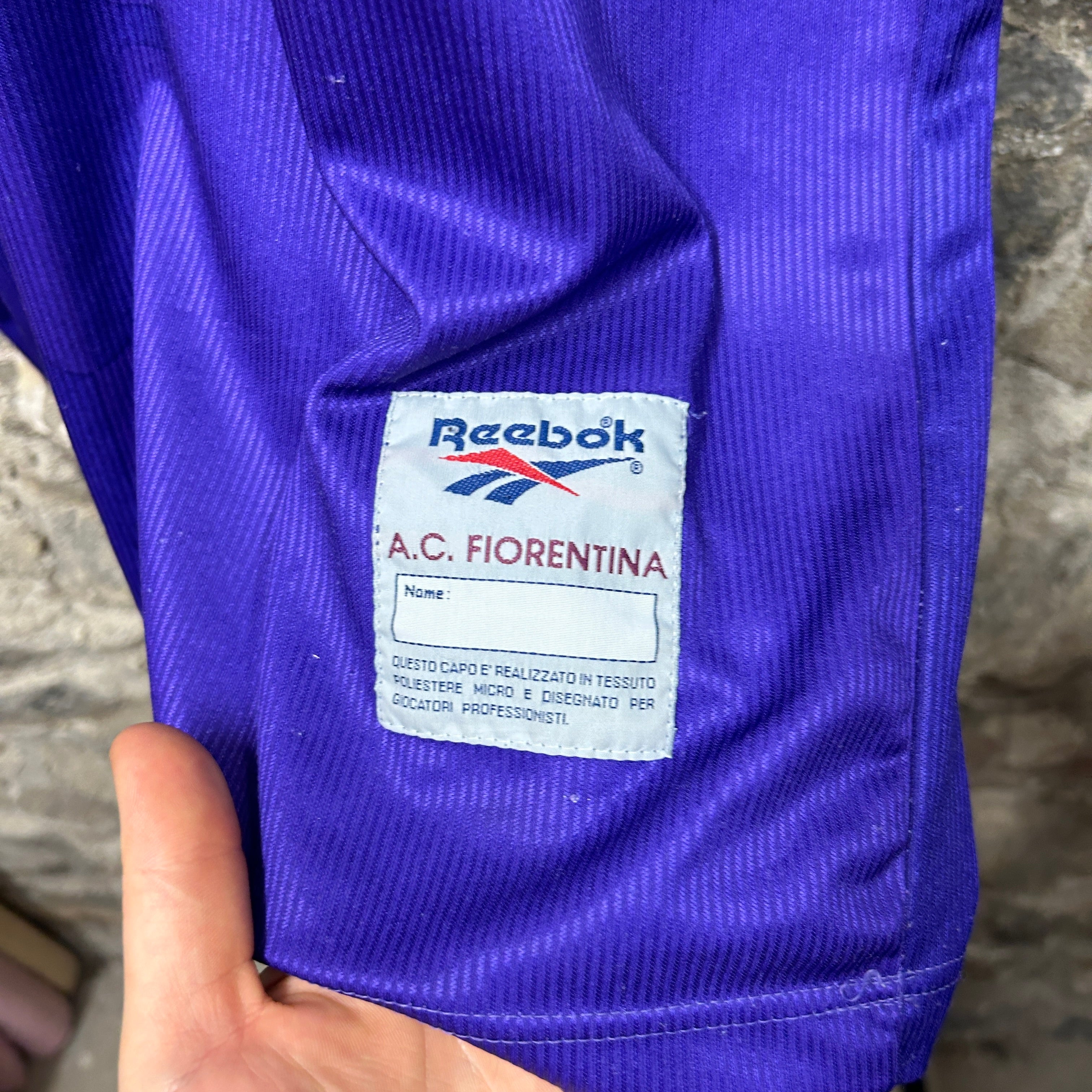 Florentina 1995 Robbiati Reebok Football Jersey
