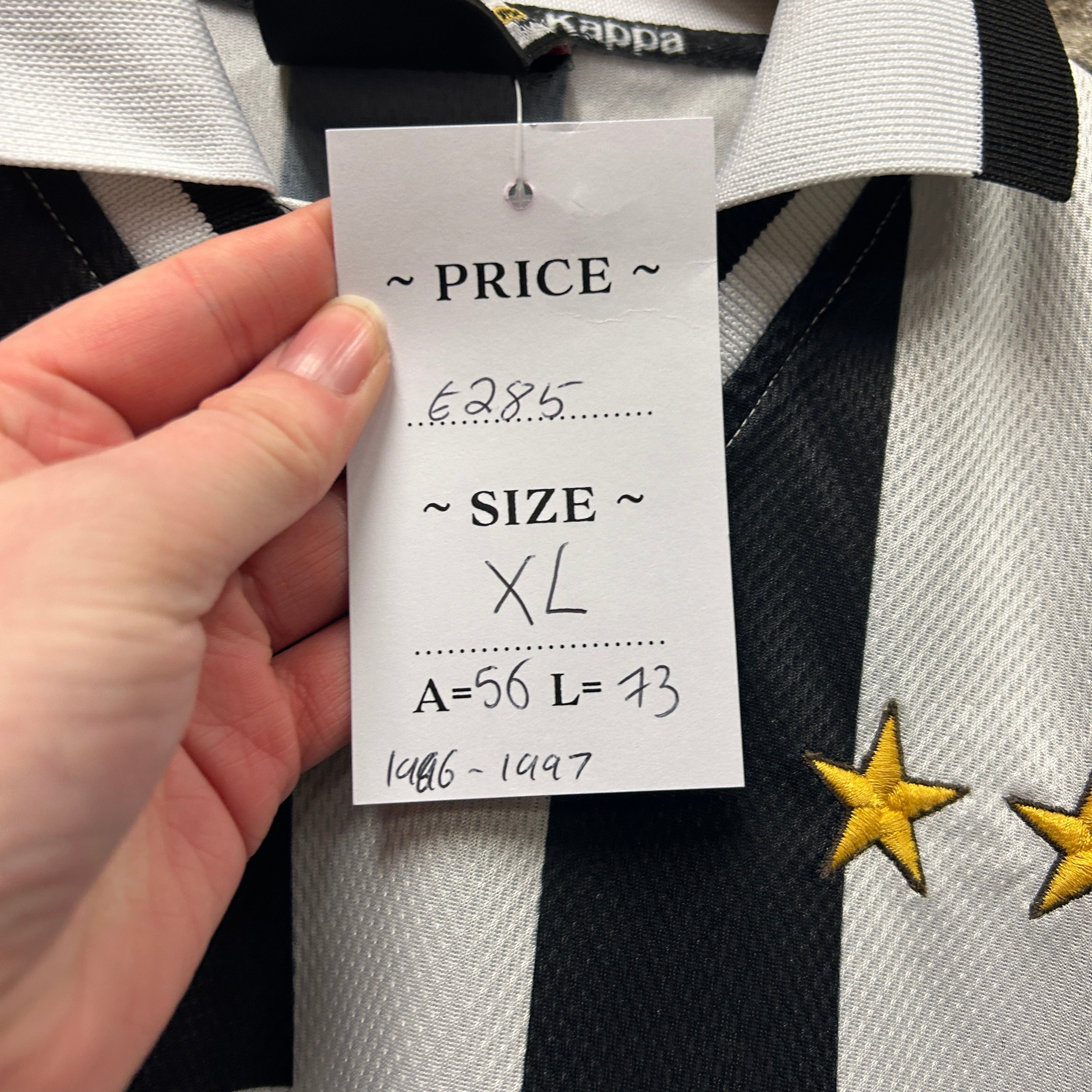 Vintage Juventus 1996-1997 Kappa Football Shirt