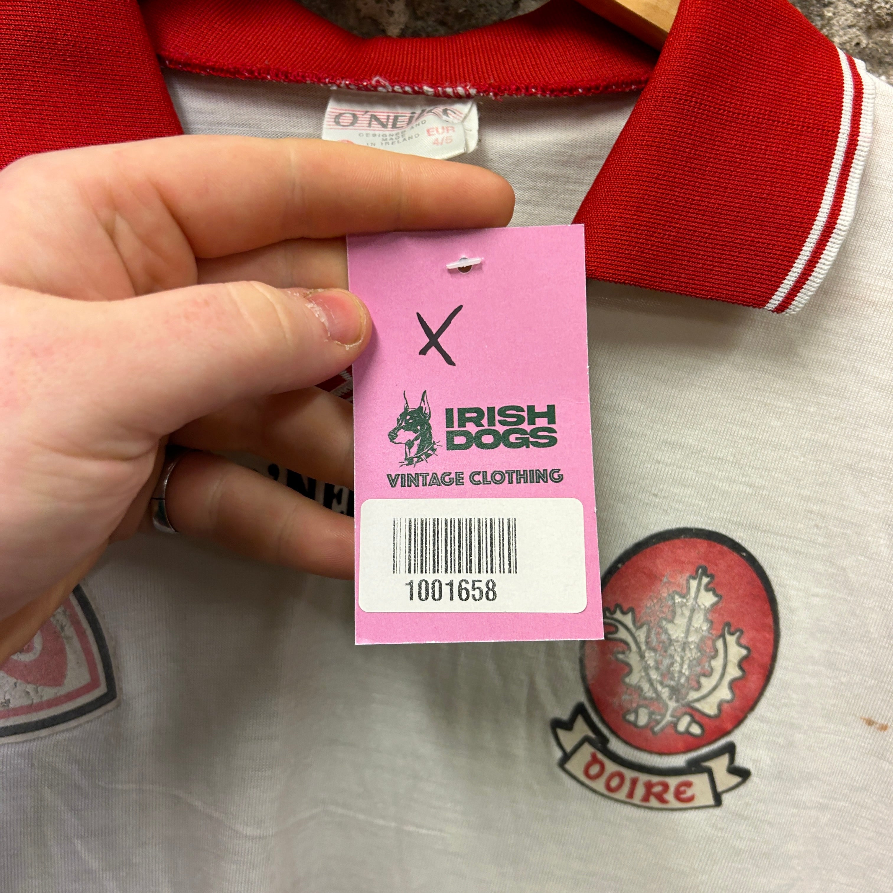 Derry 1998 O'neills Football Shirt