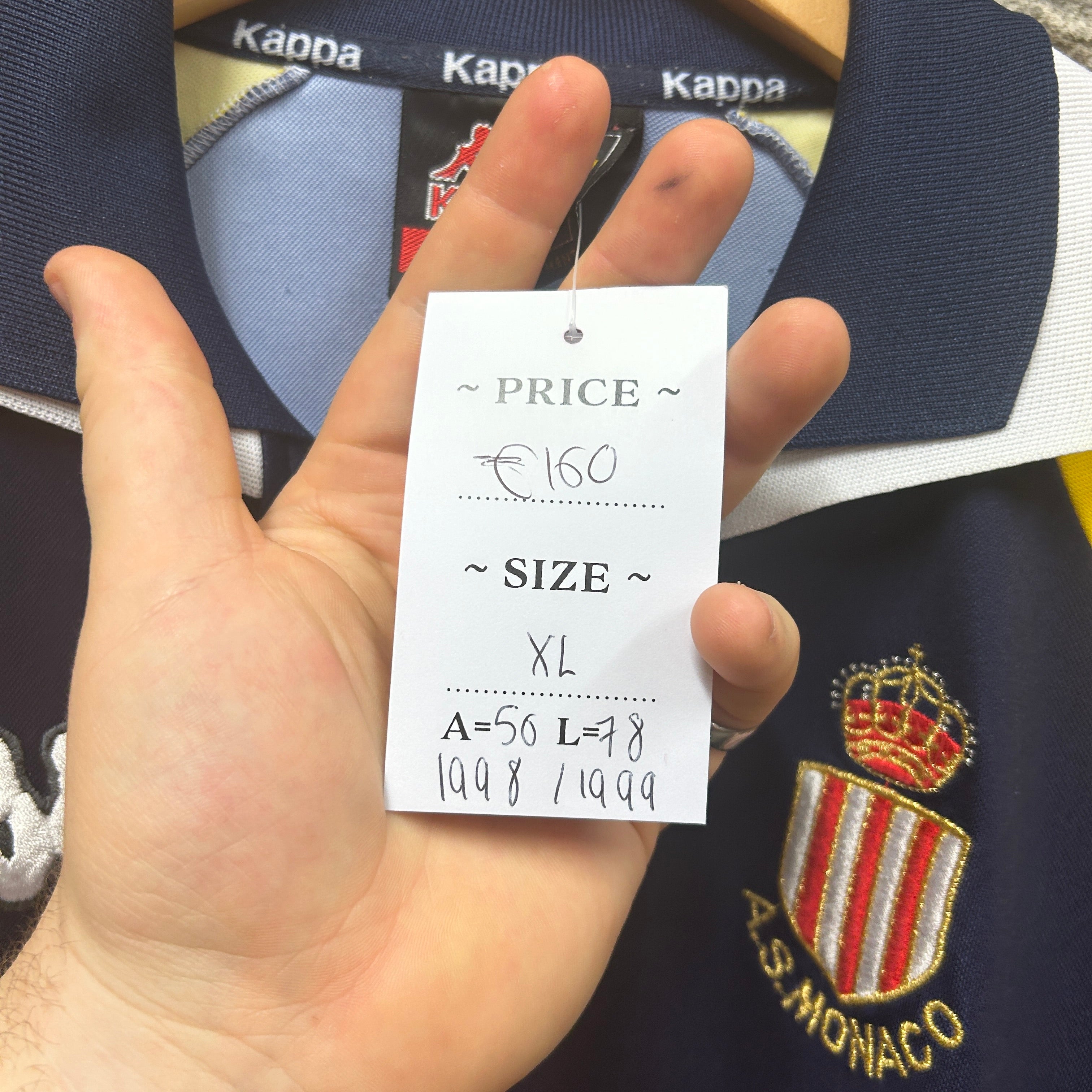 Monaco 1998-1999 Kappa Football Shirt
