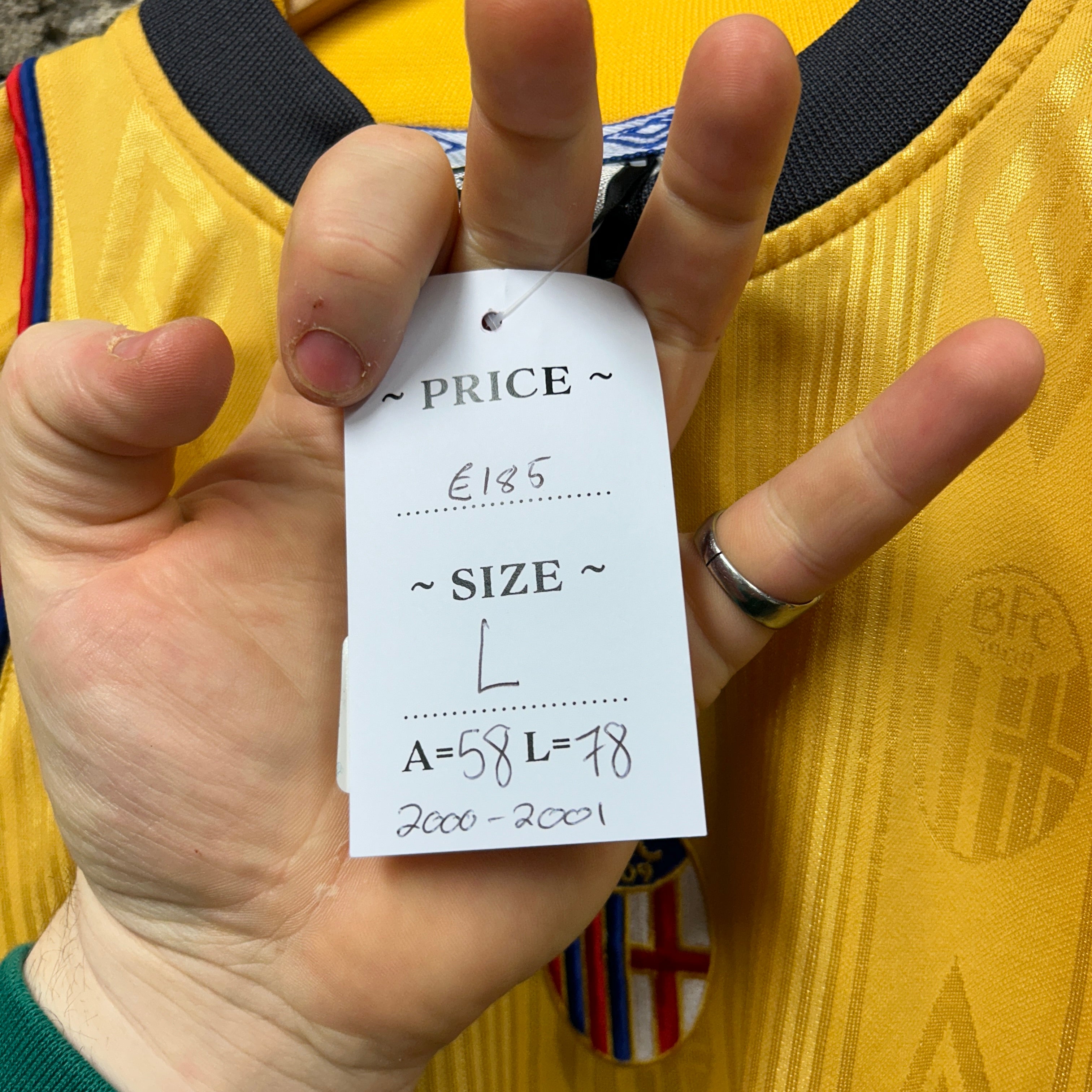 Vintage Bologna FC Umbro Football Shirt