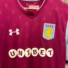 Aston Villa 2017/2018 Under Armour Football Shirt