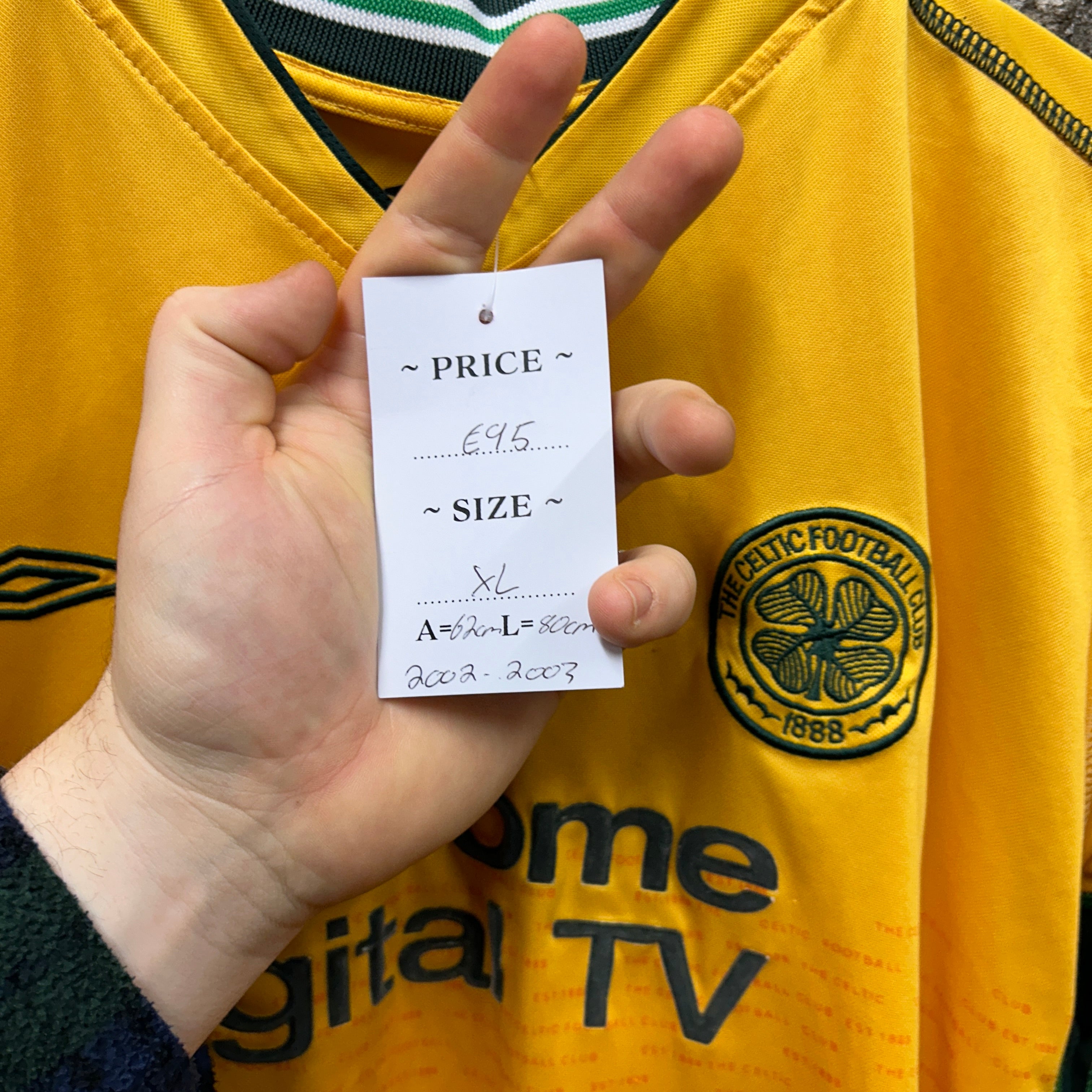 Celtic 2002/2003 Umbro Football Shirt