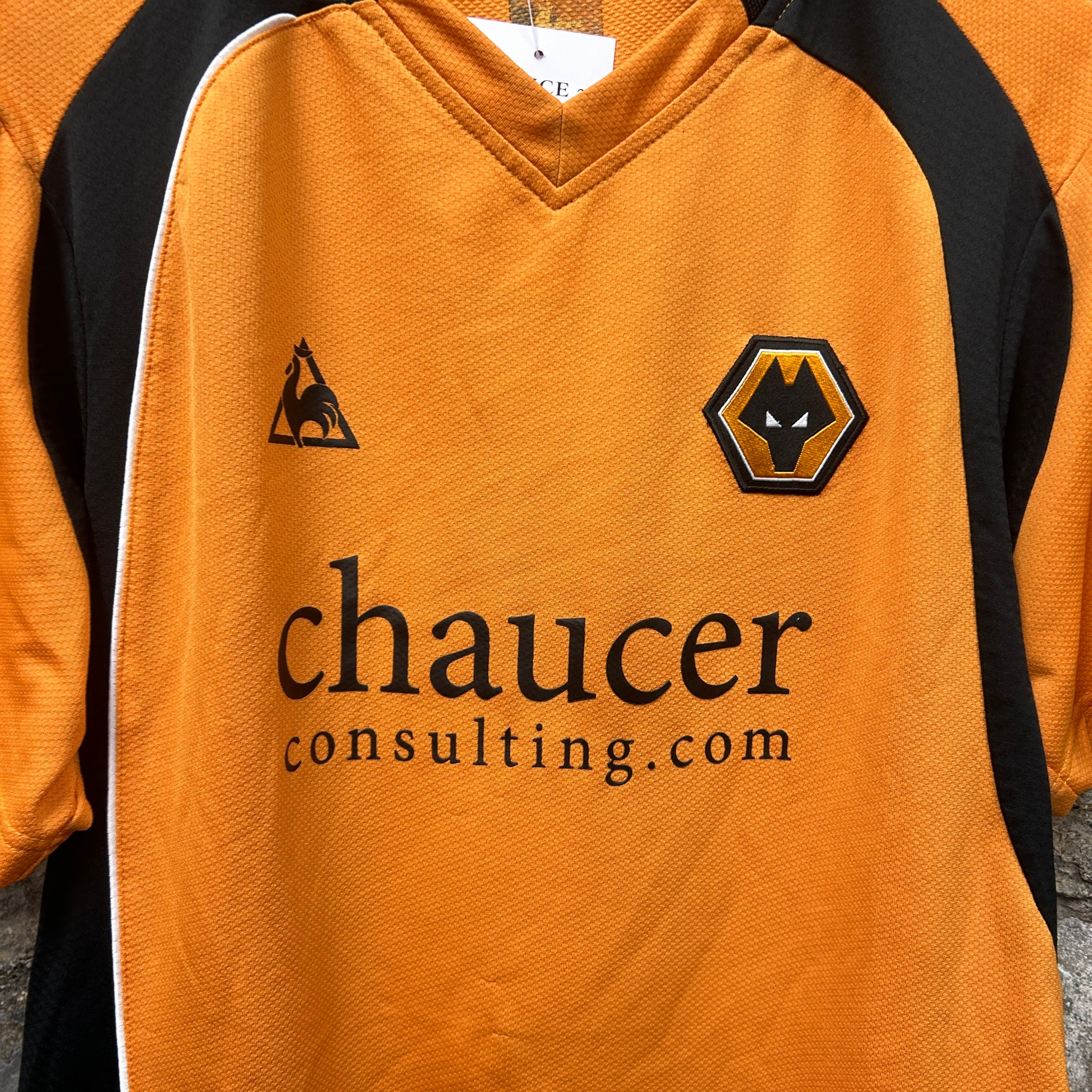 Wolves 2008/2009 Le Coq Sportif Football Shirt