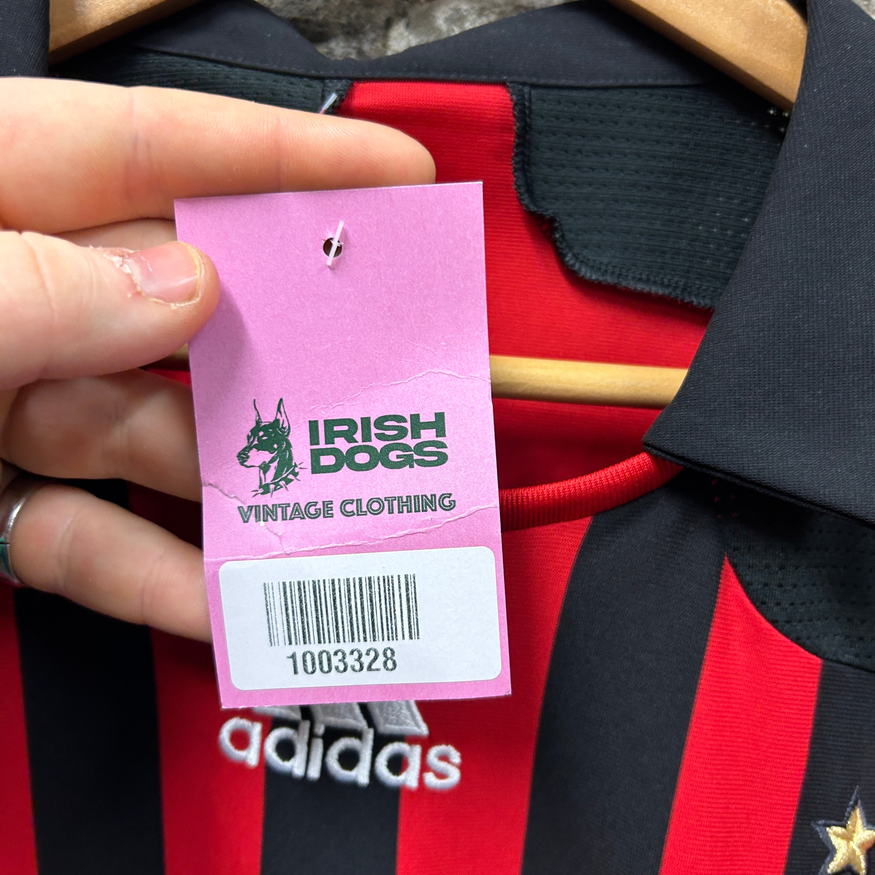 Vintage AC Milan Gattuso 2007/2008 Adidas Football Shirt