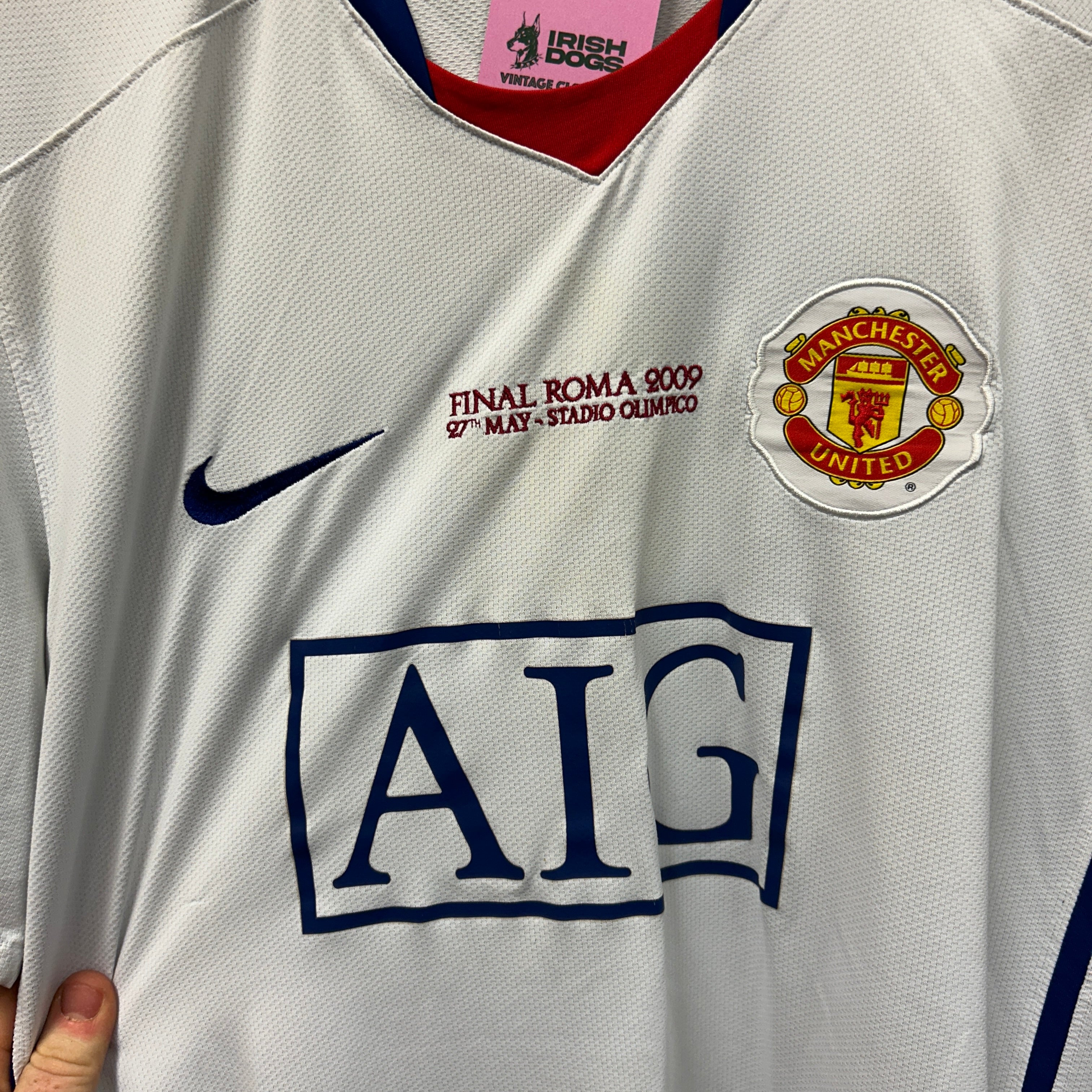 Manchester United Evra 2009-2010 Nike Football Shirt