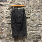 Vintage Denim Skirt with Belt