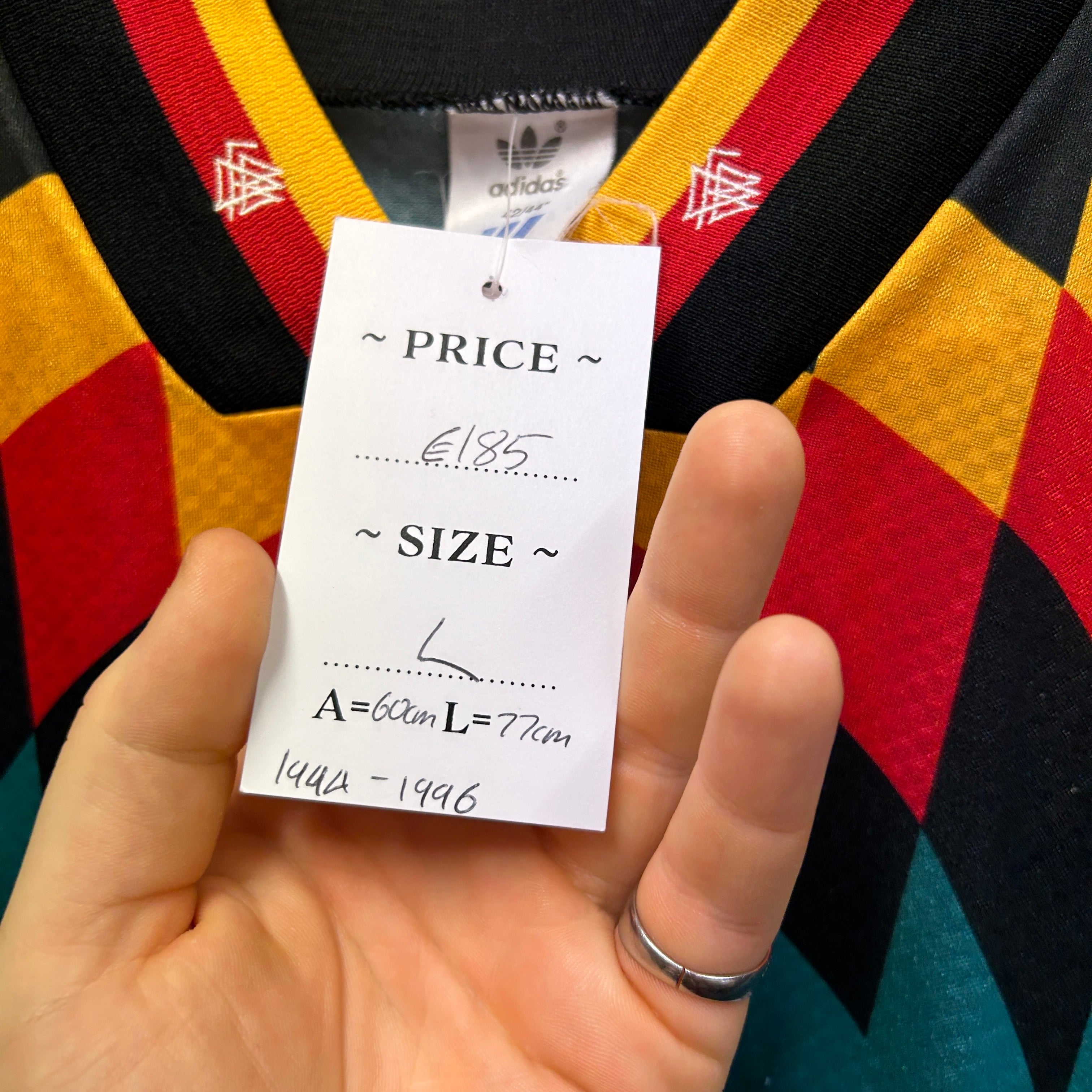 Vintage Germany Klinsmann 1994-1996 Adidas Football Shirt