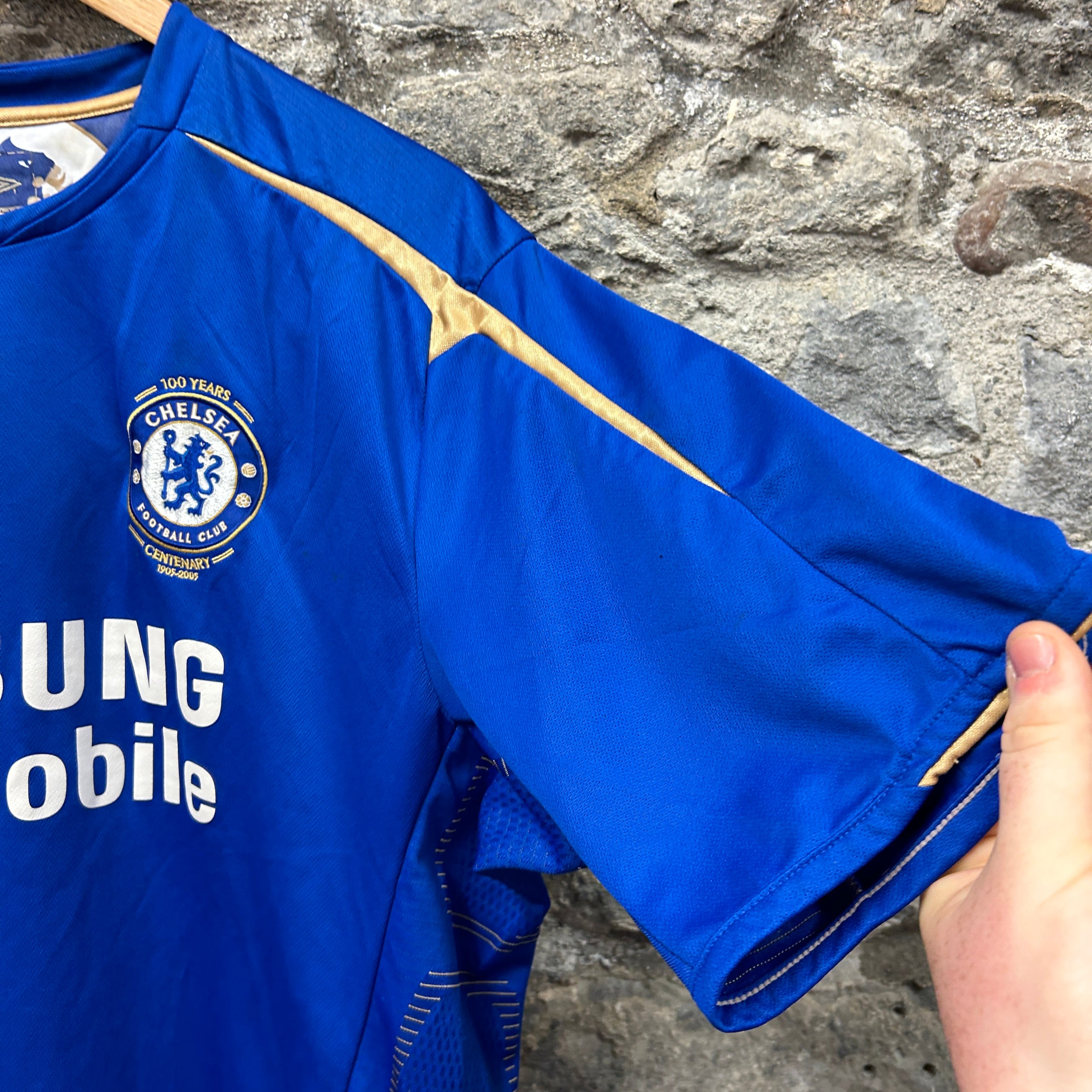 Chelsea Damien Duff 2005/2006 Umbro Football Shirt