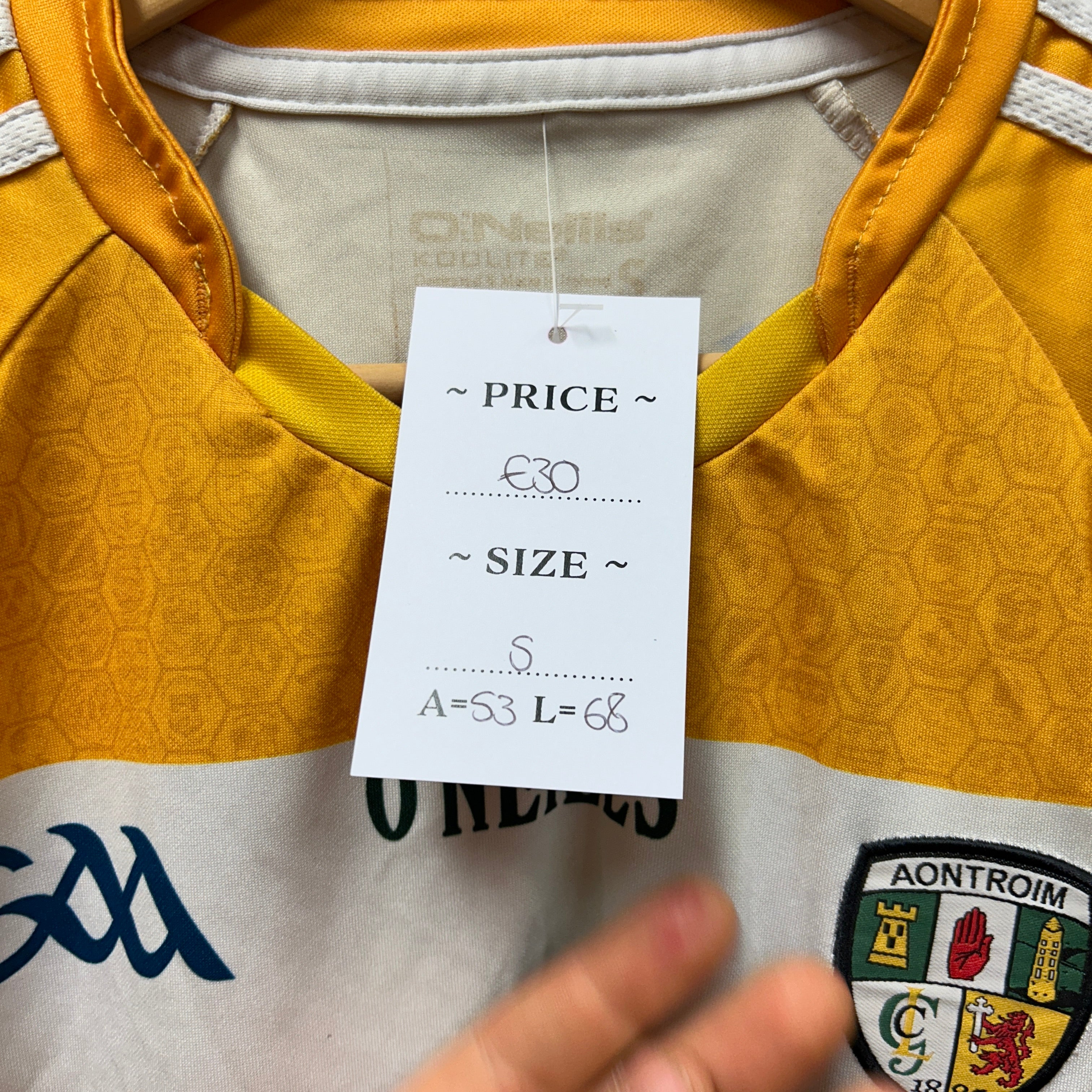 Antrim O'neills Football Shirt