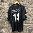 Aston Villa Ginola 2000-2001 Diadora Football Shirt