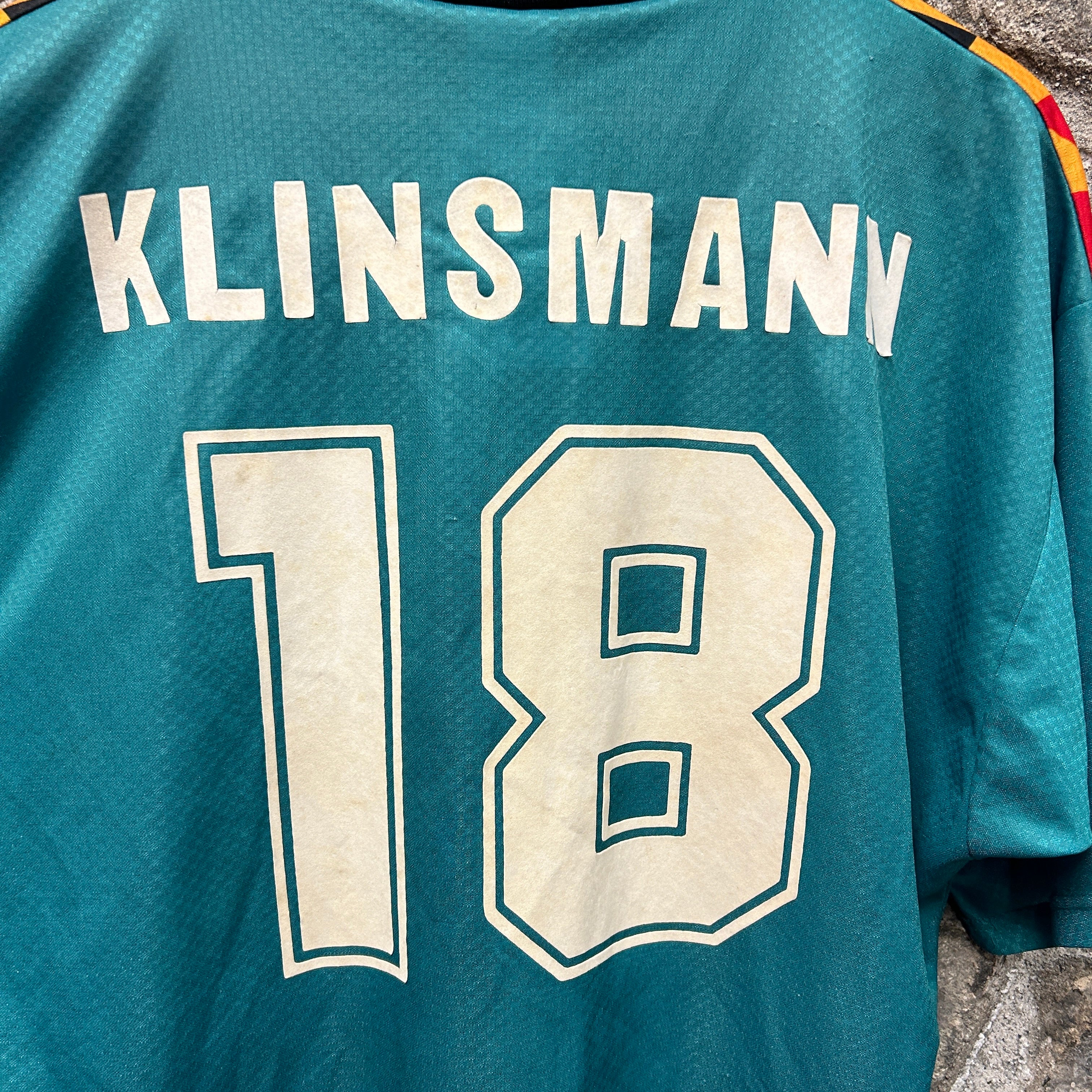 Vintage Germany Klinsmann 1994-1996 Adidas Football Shirt