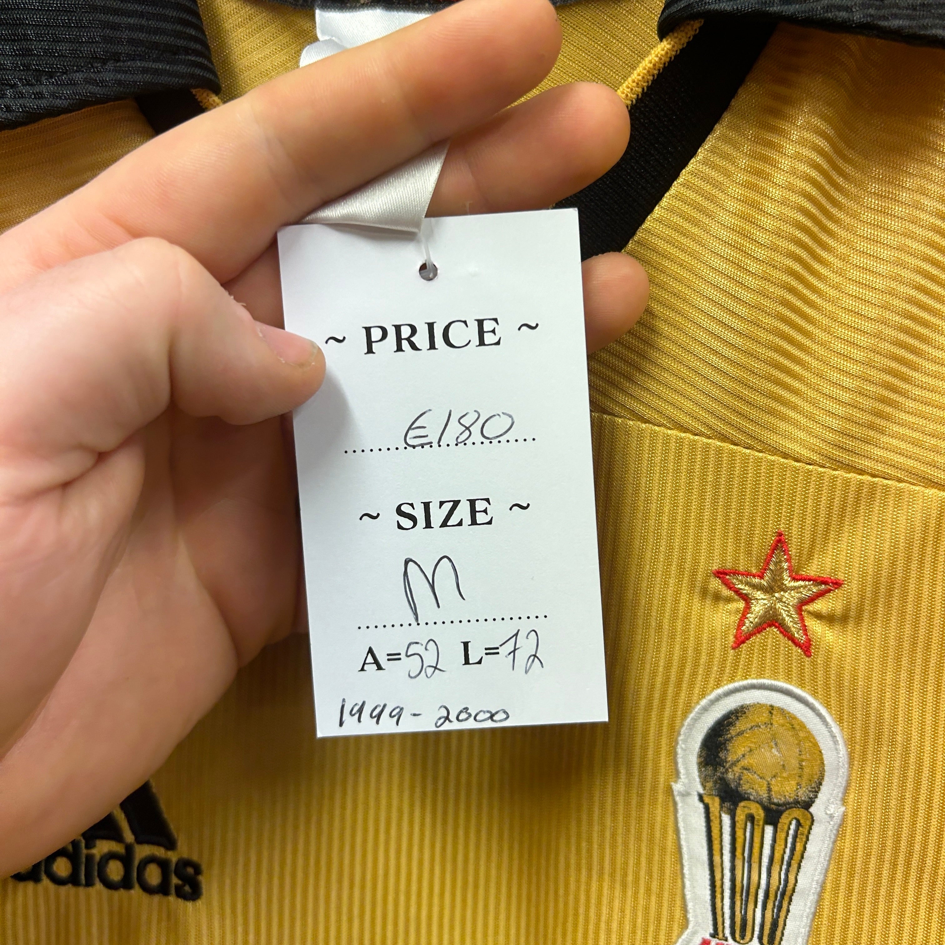 AC Milan 1999/2000 Adidas Football Shirt