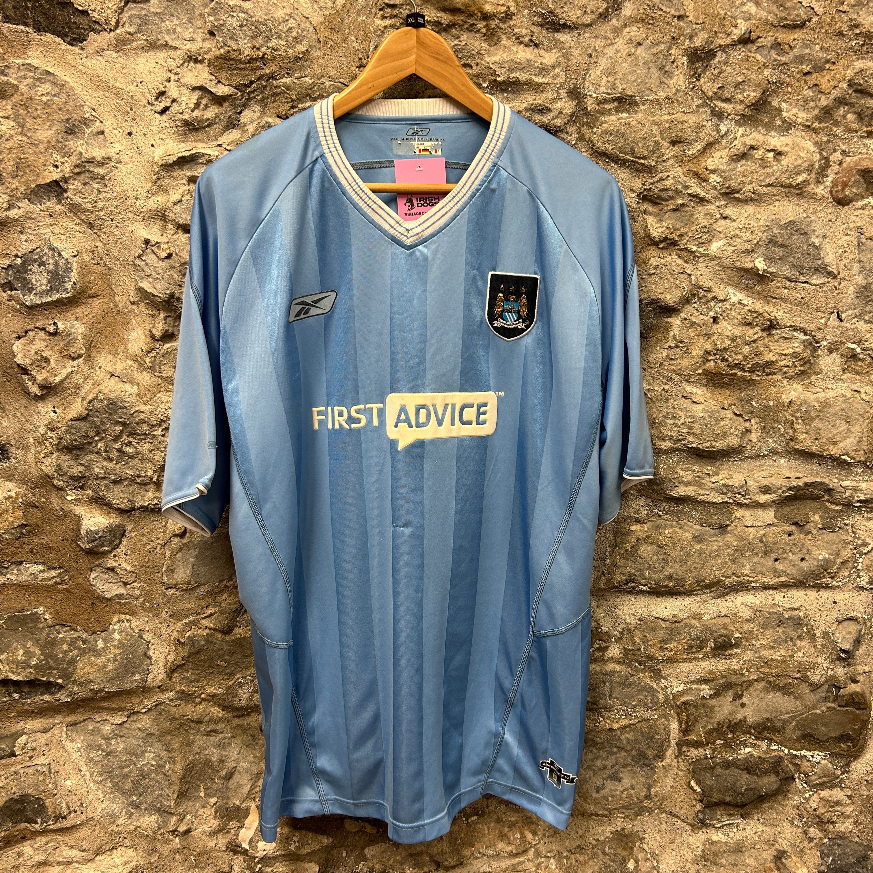 Manchester City 2003/2004 Reebok Football Shirt