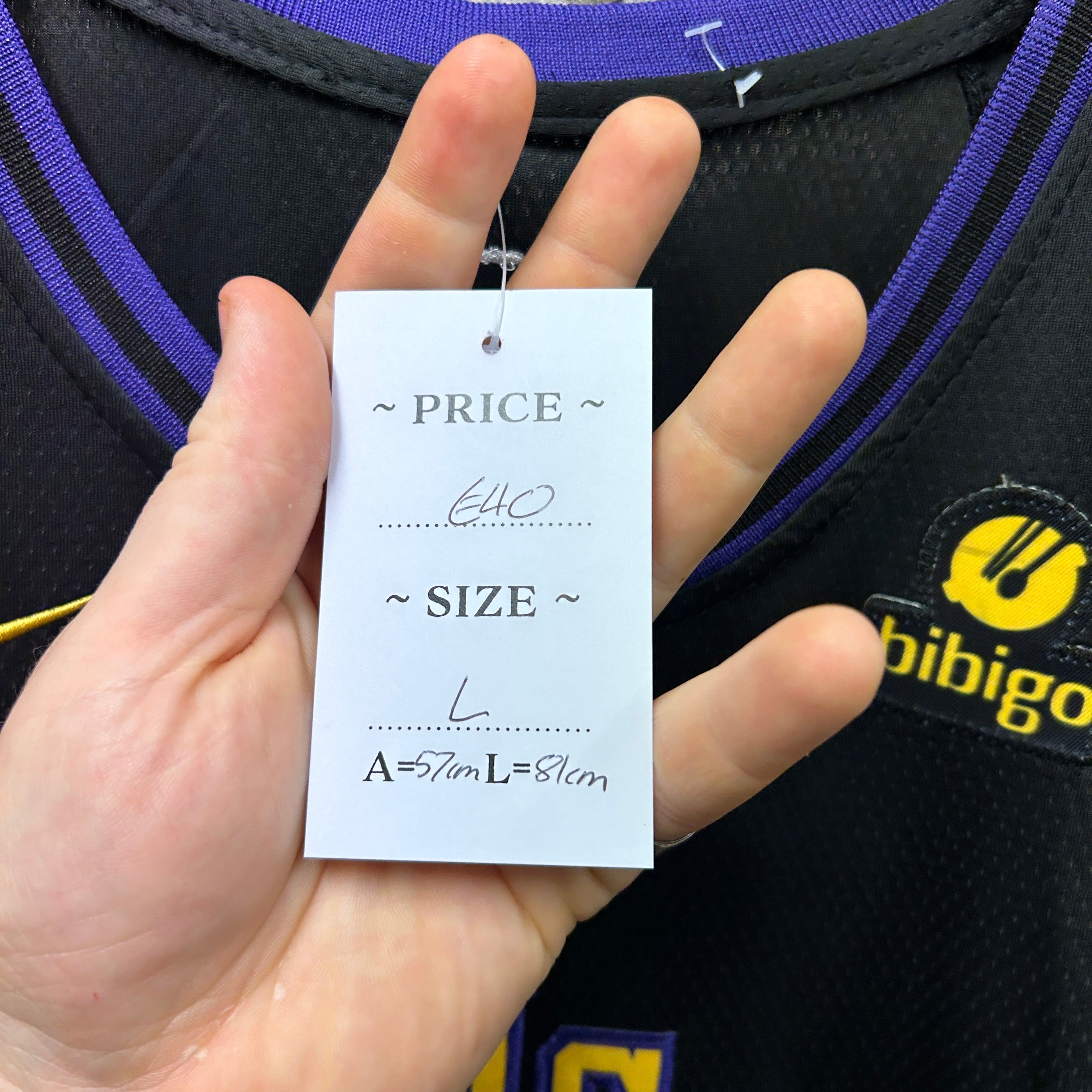 LA Lakers Lebron James Nike Jersey