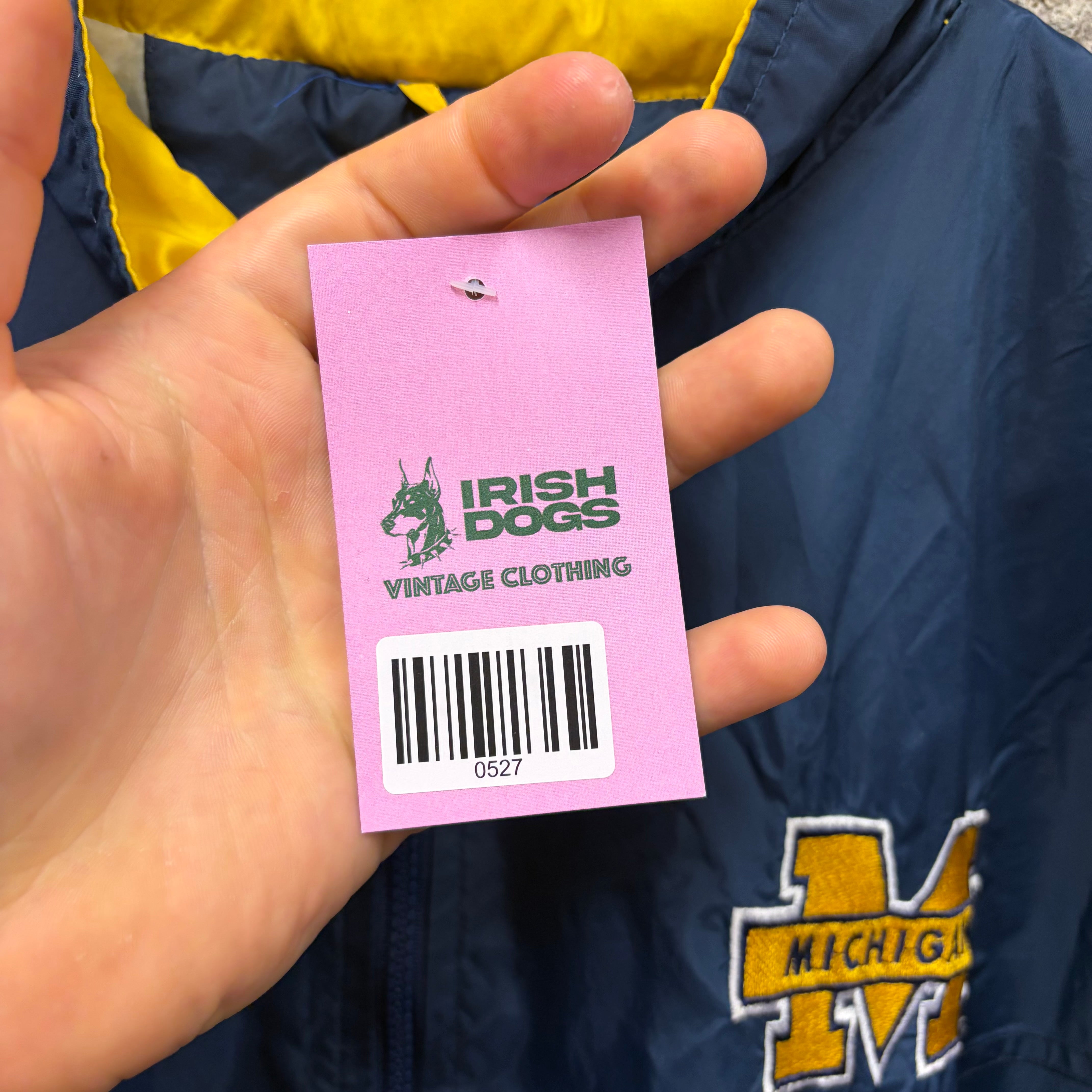 Michigan Starter Windbreaker Jacket
