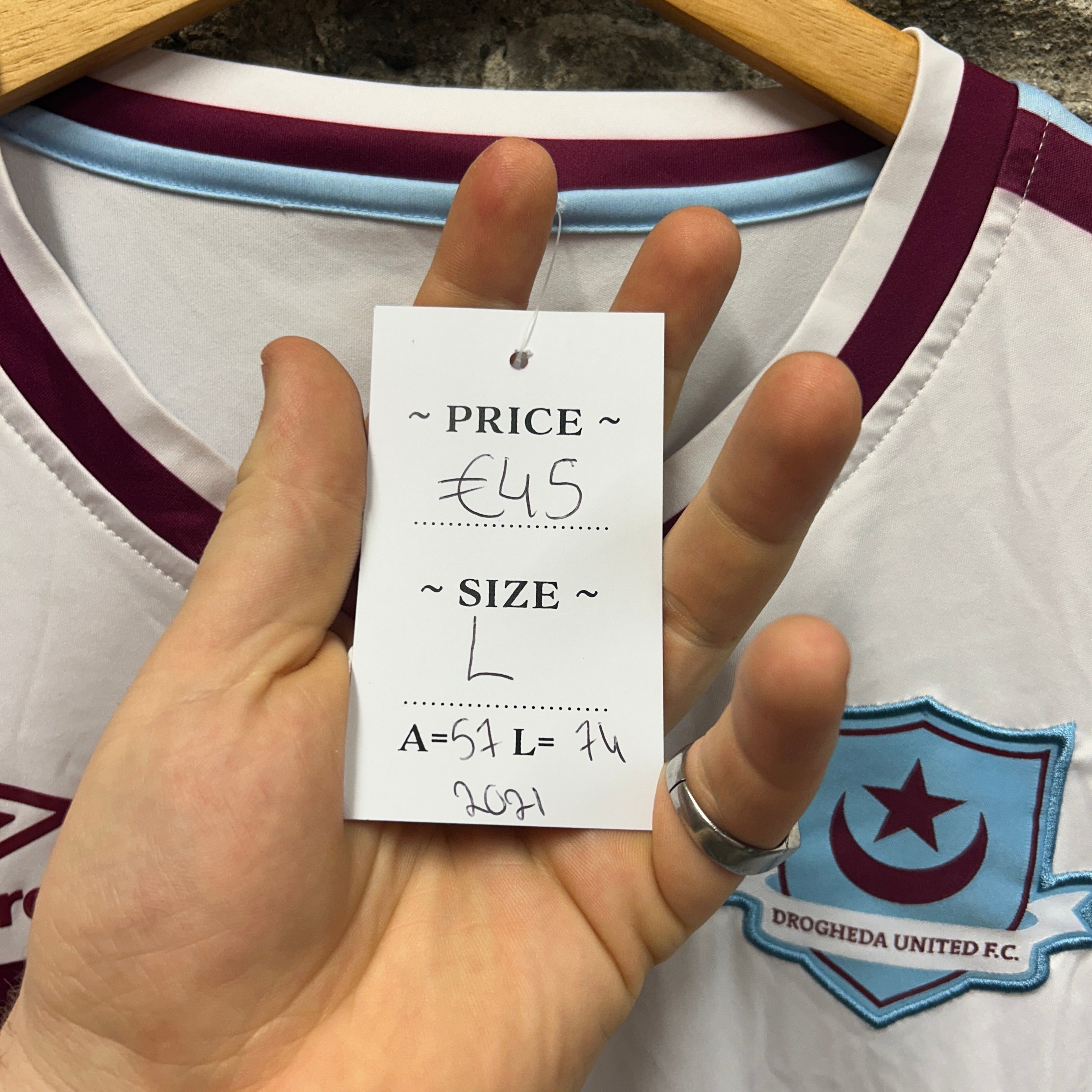 Umbro Drogheda United Away Football Shirt 2021